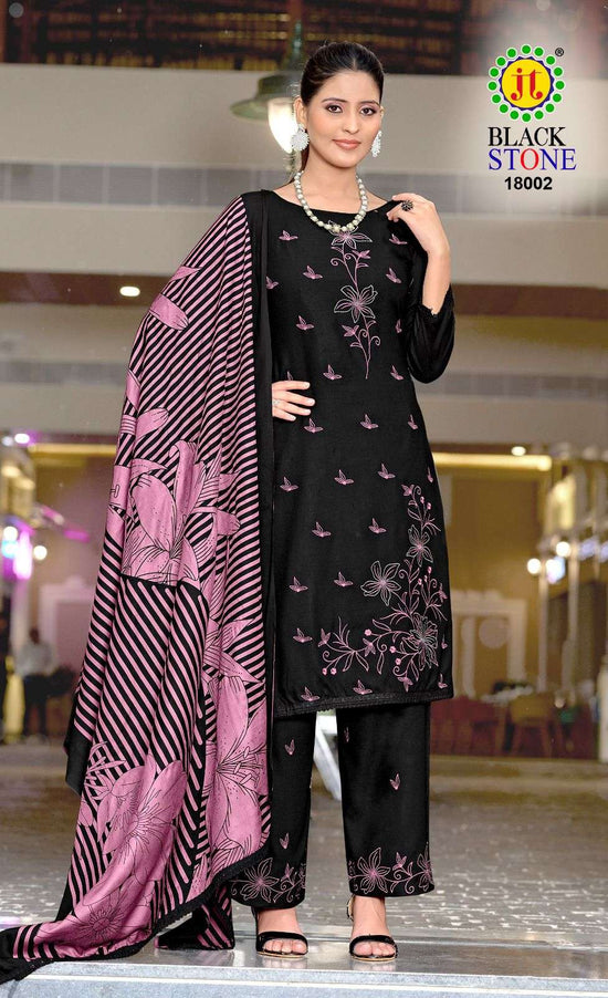 Jt Textile Black Stone Vol-18