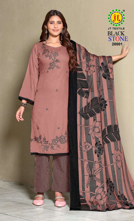 Jt Textile Black Stone Vol- 201