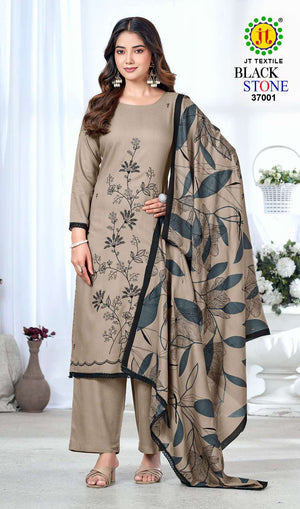 Jt Textile Black Stone Vol-37