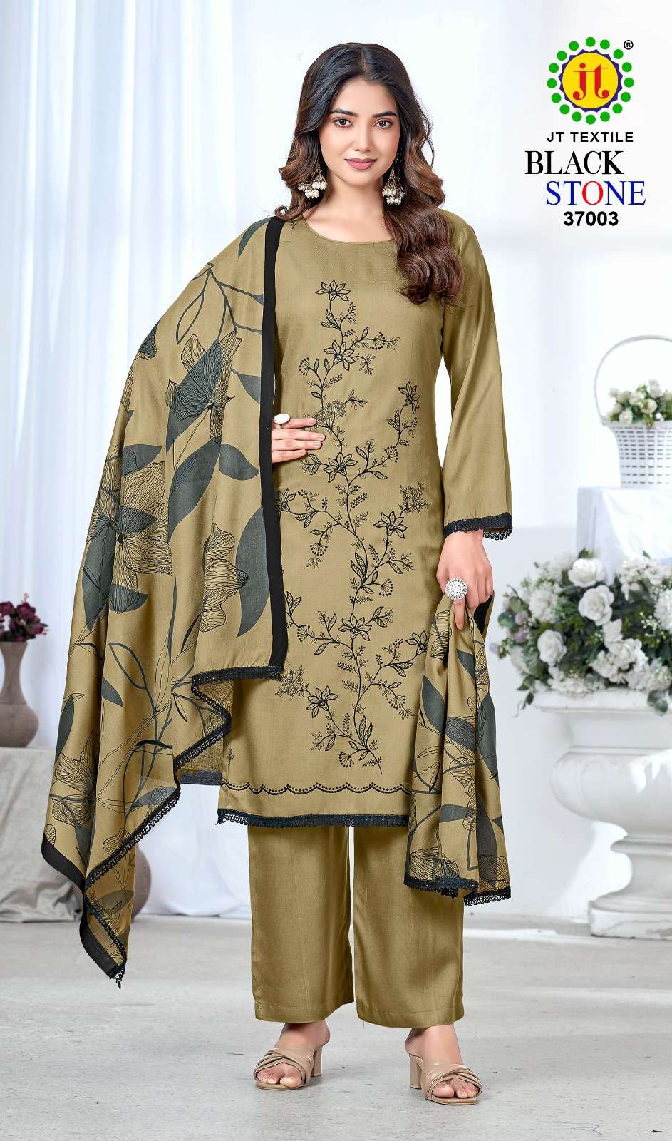 Jt Textile Black Stone Vol - 37 - Amrah Wholesale