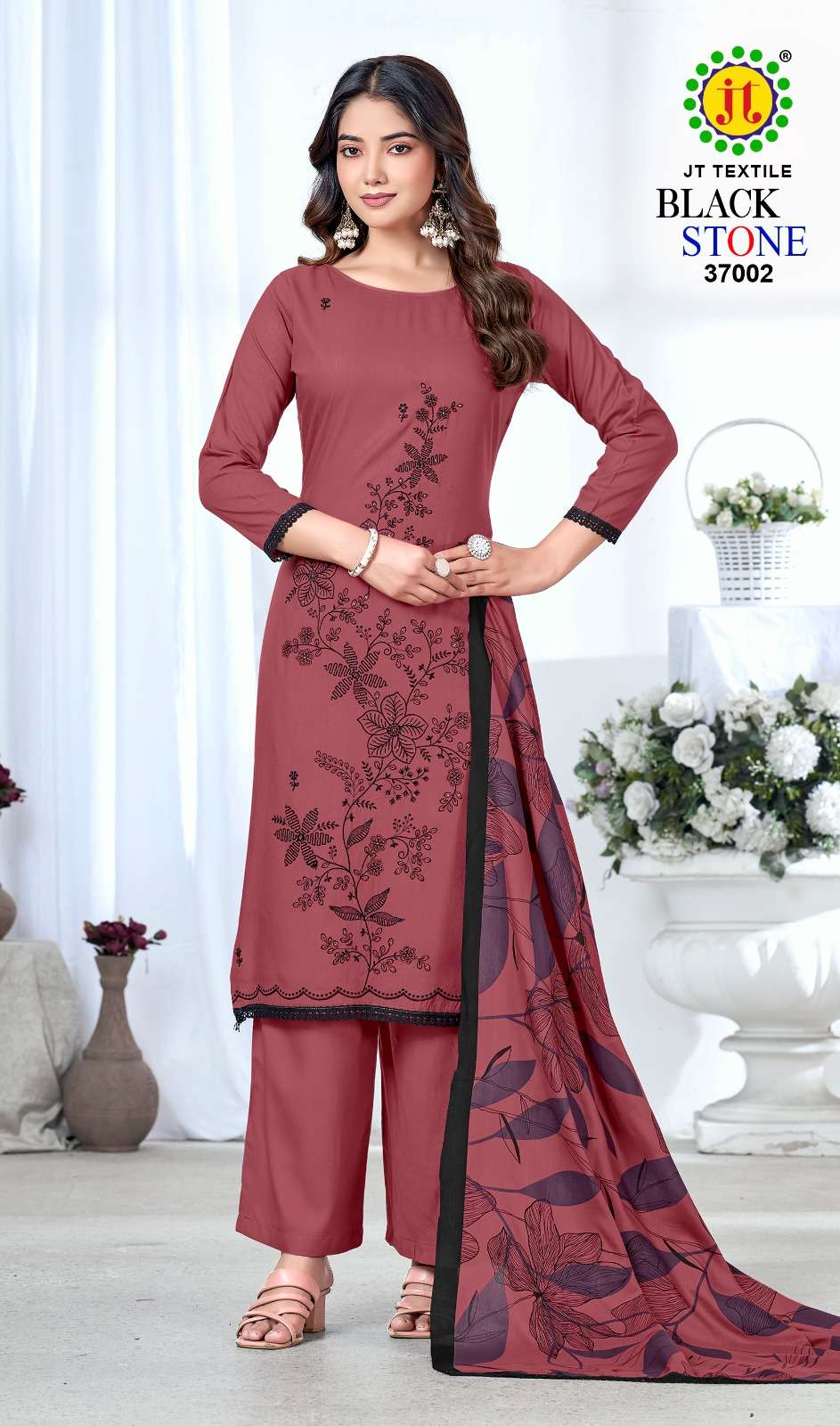 Jt Textile Black Stone Vol - 37 - Amrah Wholesale