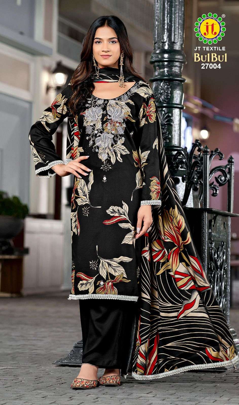 JT TEXTILE BULBUL VOL - 27 Rayon Pakistani Suit - Amrah Wholesale