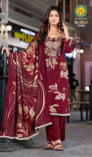 JT TEXTILE BULBUL VOL-27 Rayon Pakistani Suit
