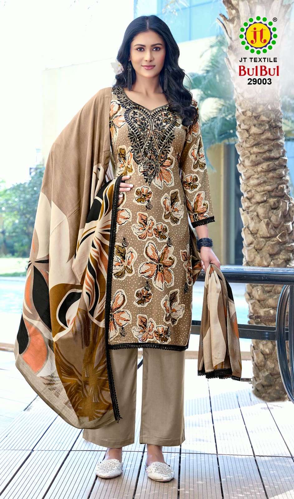 JT Textile Bulbul Vol 29 Rayon Dress Material
