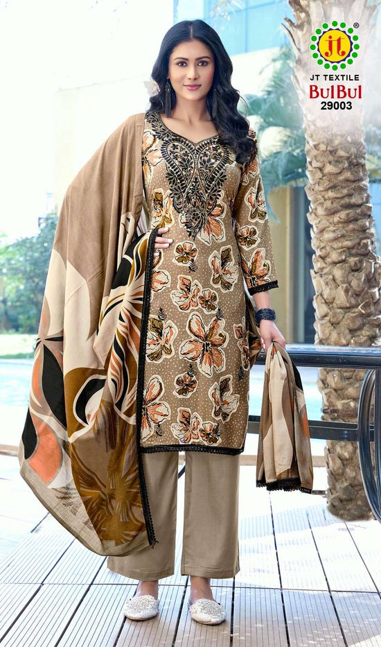 JT Textile Bulbul Vol 29 Rayon Dress Material