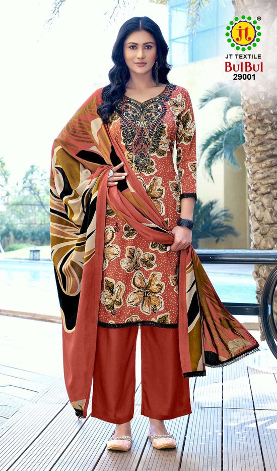 JT Textile Bulbul Vol 29 Rayon Dress Material
