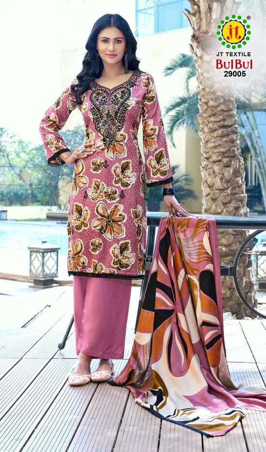 JT Textile Bulbul Vol 29 Rayon Dress Material