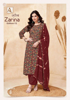 Alok Suit Zarina Vol-13