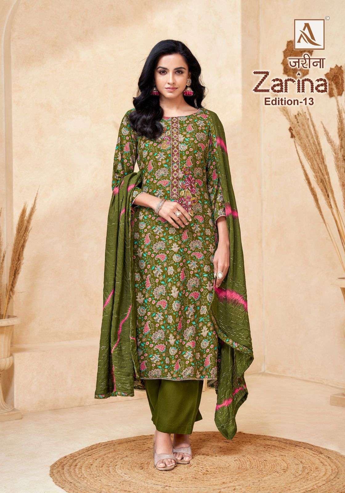 Alok Suit Zarina Vol-13