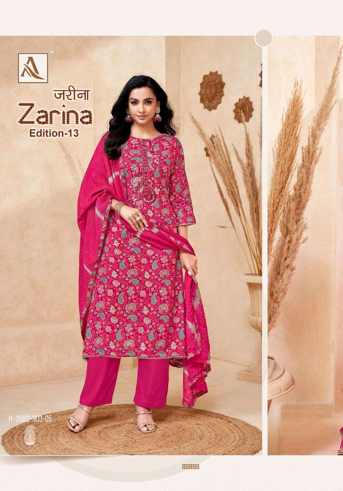 Alok Suit Zarina Vol-13