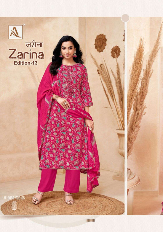 Alok Suit Zarina Vol-13