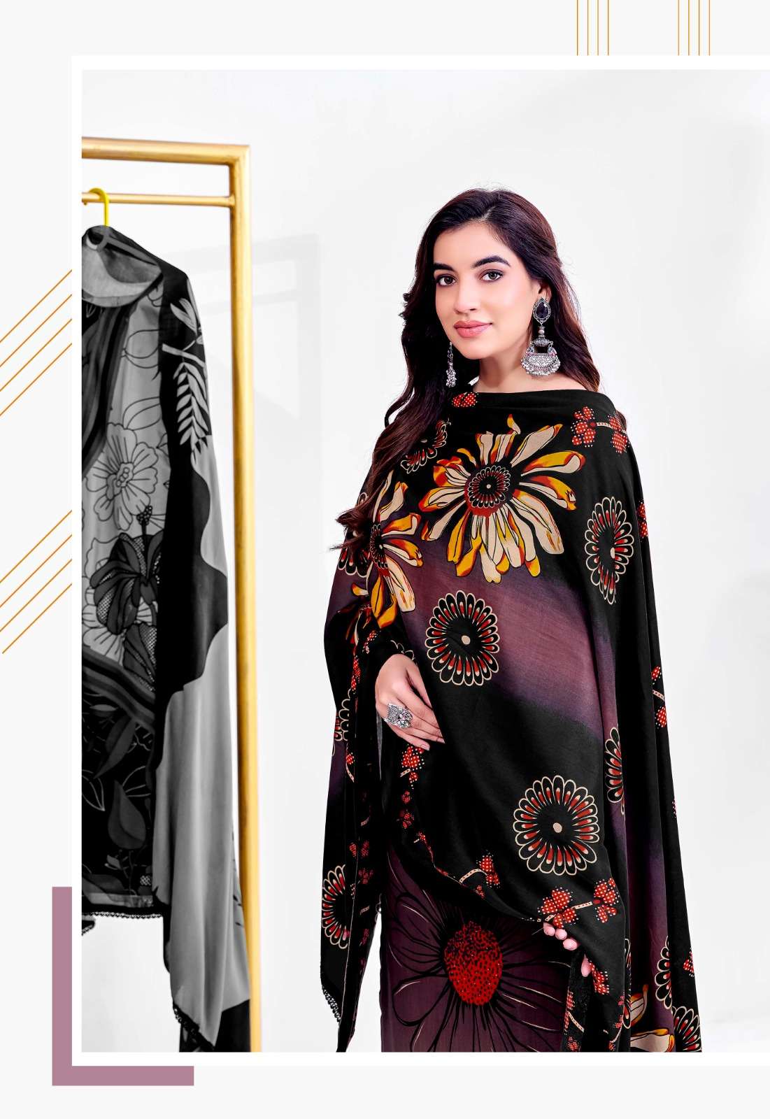 JT Textile Falguni Vol 1 Rayon Dress Material - Amrah Wholesale