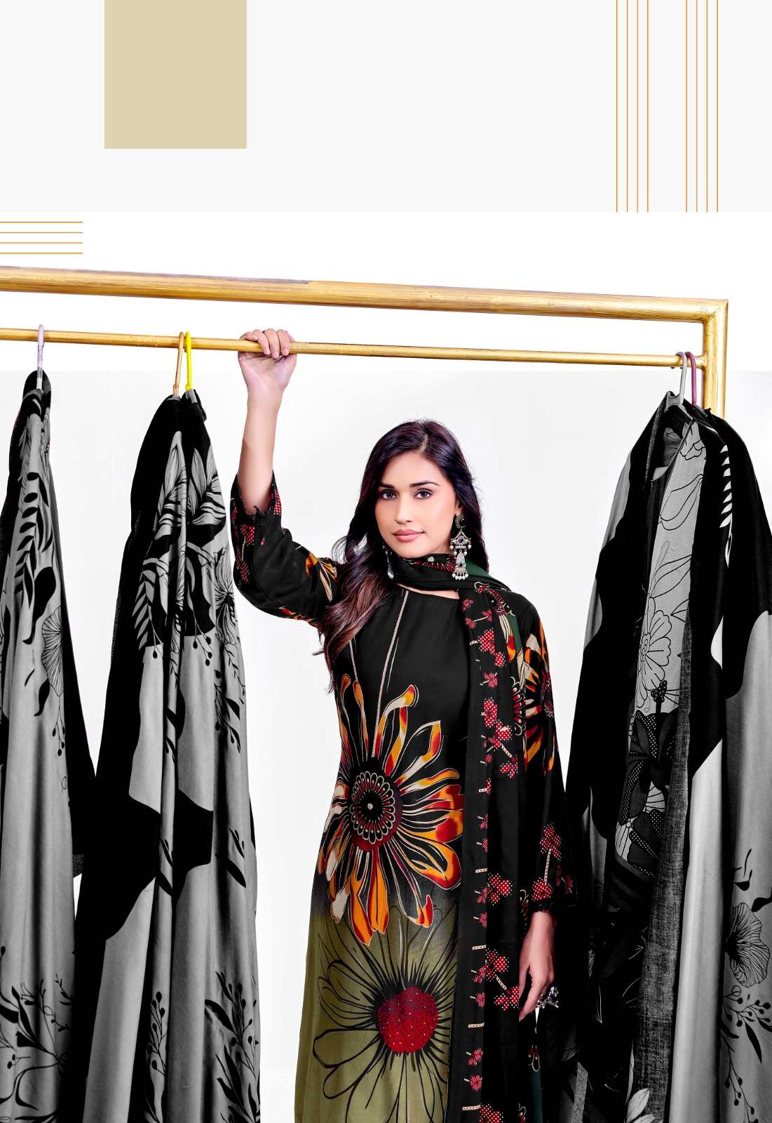 JT Textile Falguni Vol 1 Rayon Dress Material - Amrah Wholesale
