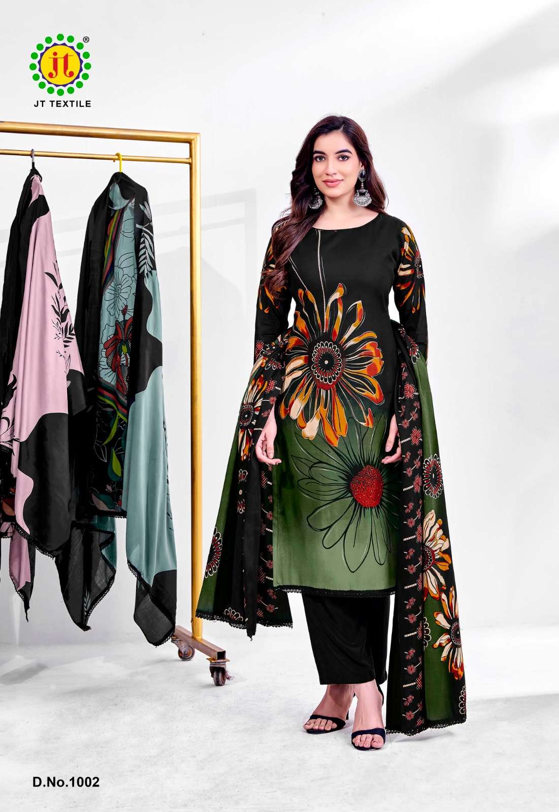 JT Textile Falguni Vol 1 Rayon Dress Material