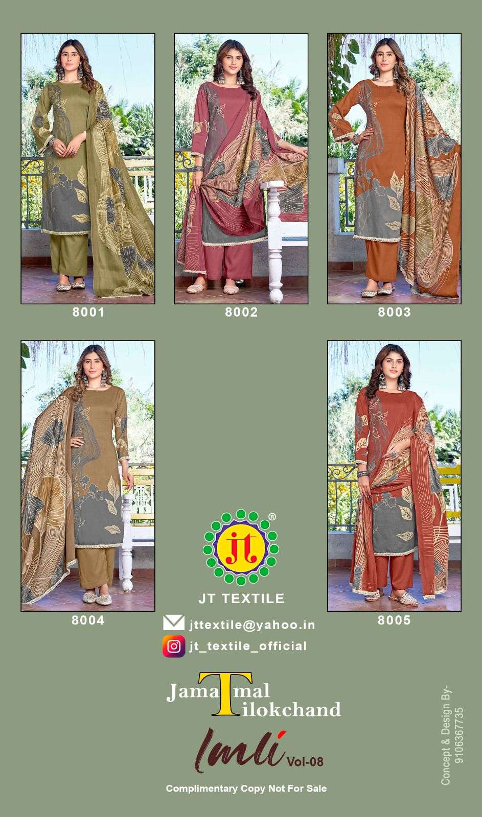 Jt Textile Imli Vol-08