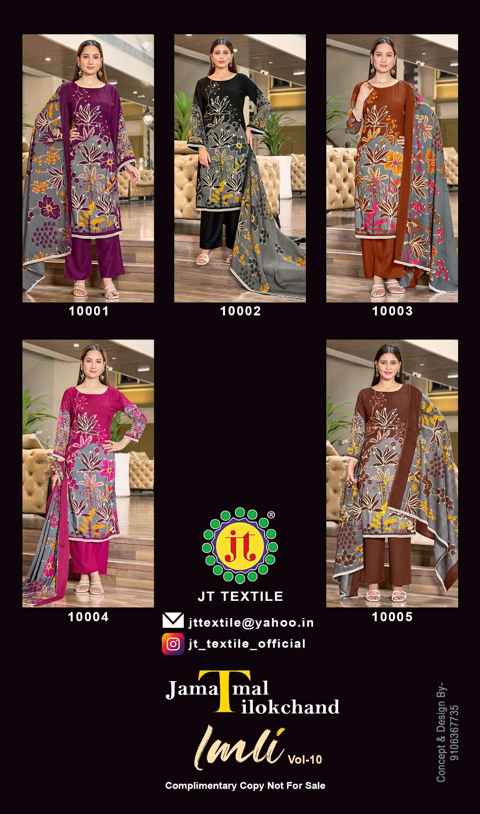 Jt Textile Imli Vol - 10 - Amrah Wholesale