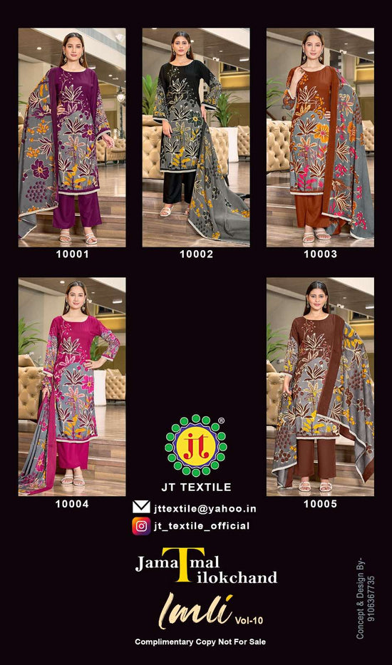 Jt Textile Imli Vol - 10 - Amrah Wholesale