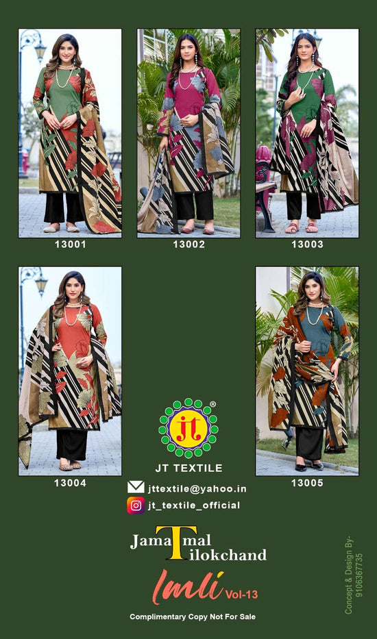 JT TEXTILE IMLI VOL - 13 - Amrah Wholesale