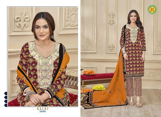 JT Textile Kalki Vol - 02 Cotton Dress Material - Amrah Wholesale
