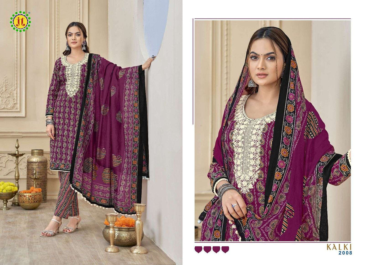 JT Textile Kalki Vol - 02 Cotton Dress Material - Amrah Wholesale