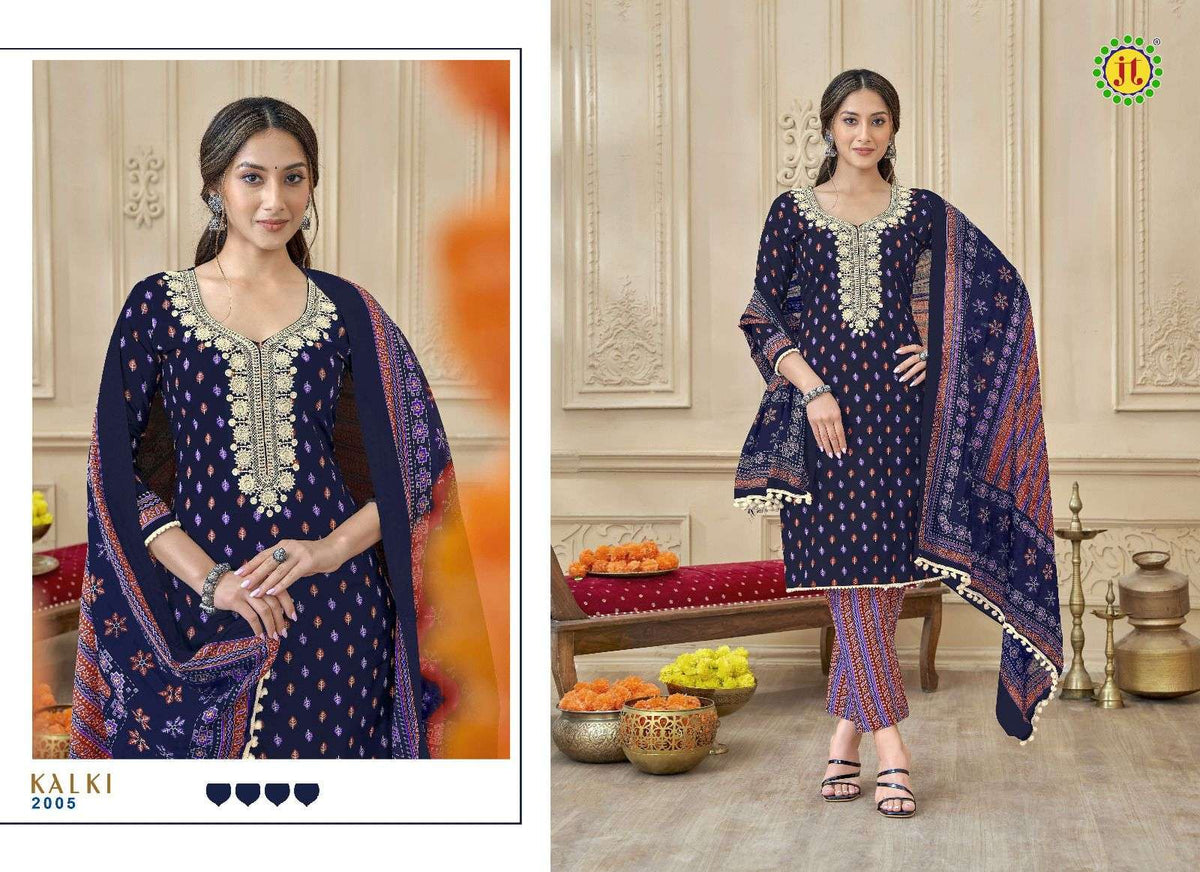 JT Textile Kalki Vol - 02 Cotton Dress Material - Amrah Wholesale