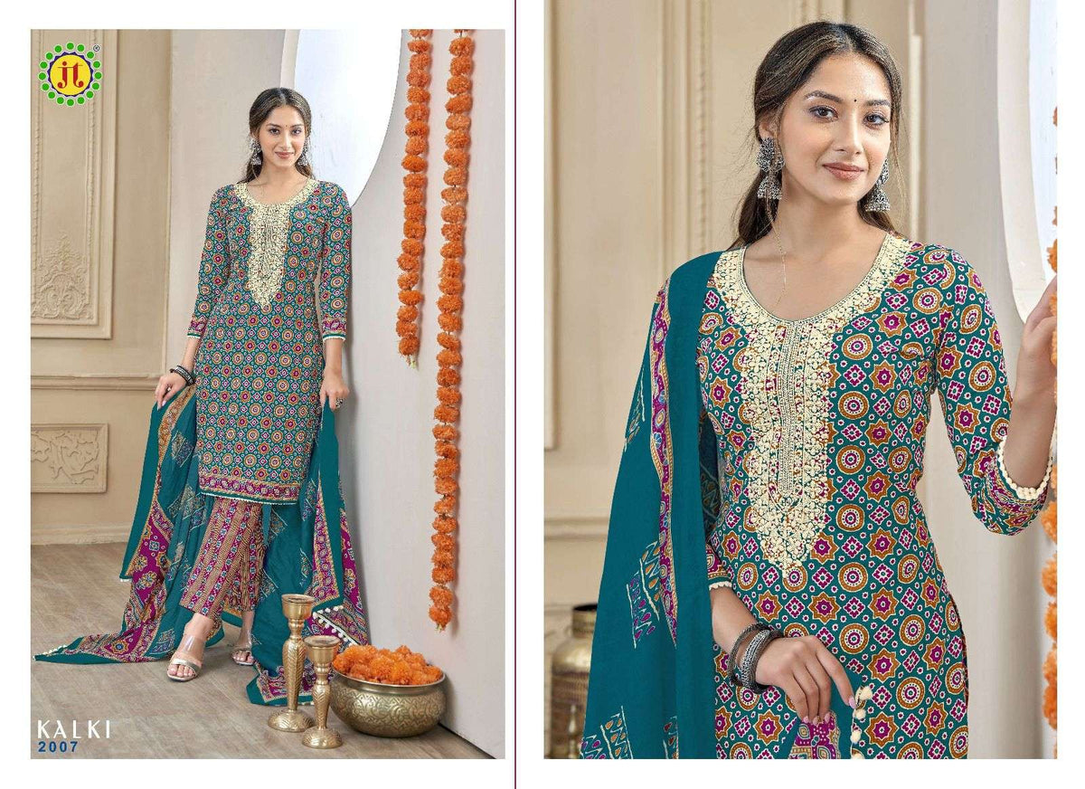 JT Textile Kalki Vol - 02 Cotton Dress Material - Amrah Wholesale