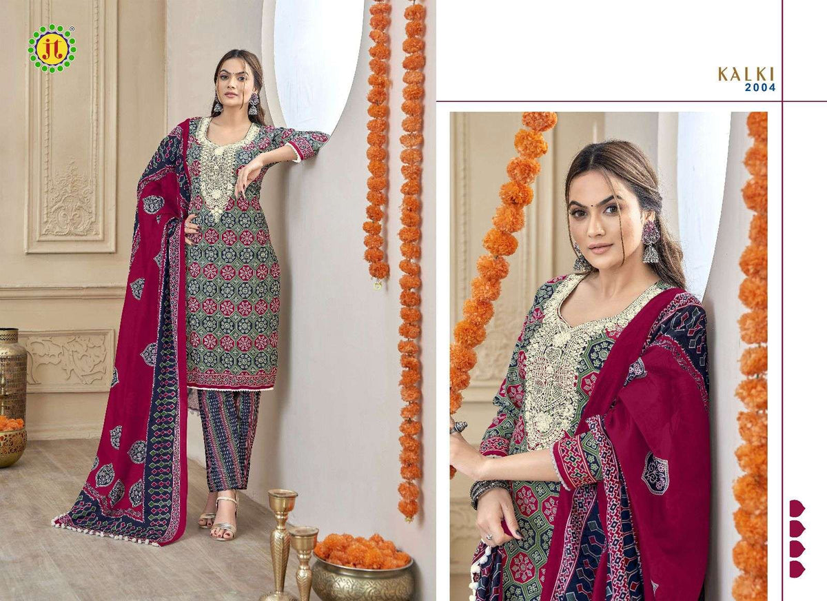 JT Textile Kalki Vol - 02 Cotton Dress Material - Amrah Wholesale
