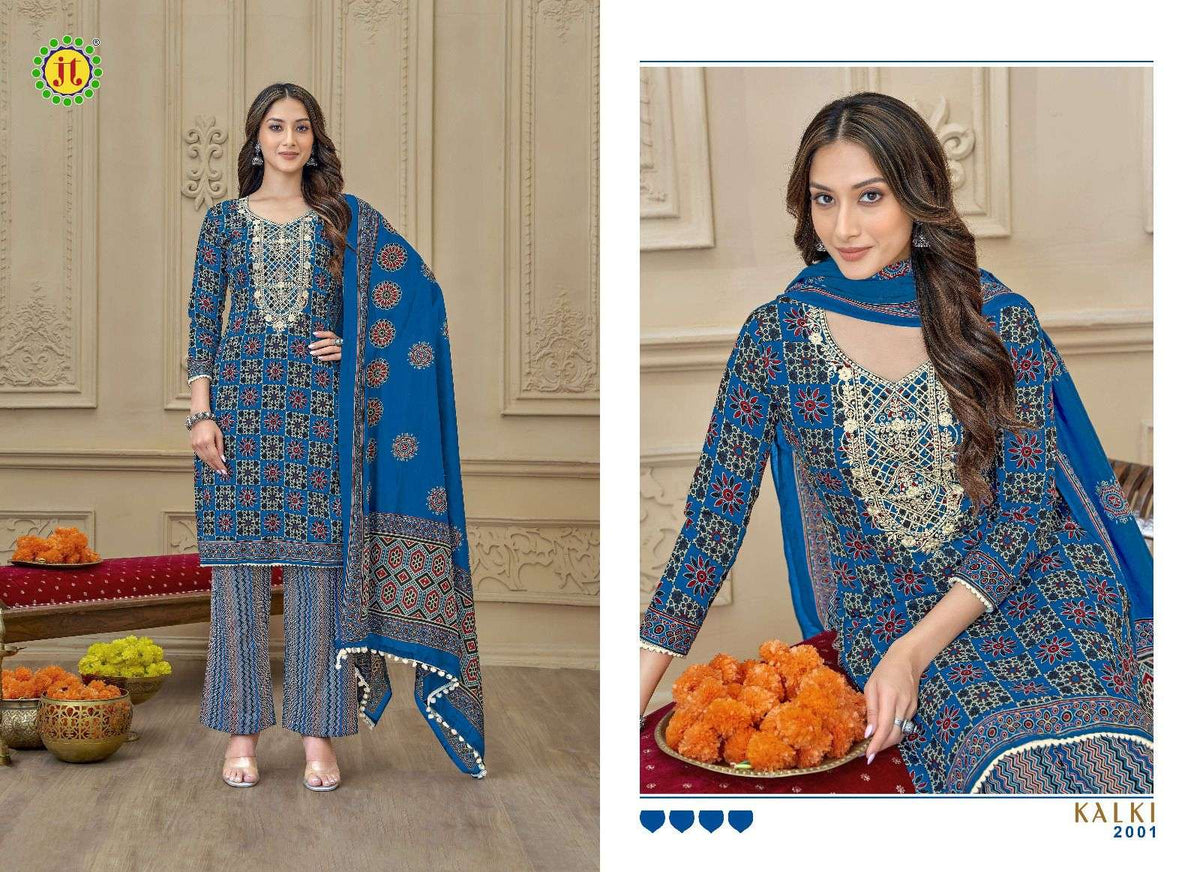 JT Textile Kalki Vol - 02 Cotton Dress Material - Amrah Wholesale