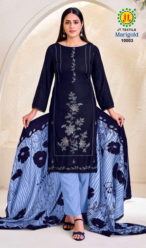 JT Textile Marigold Vol 10 Rayon Pakistani Suit