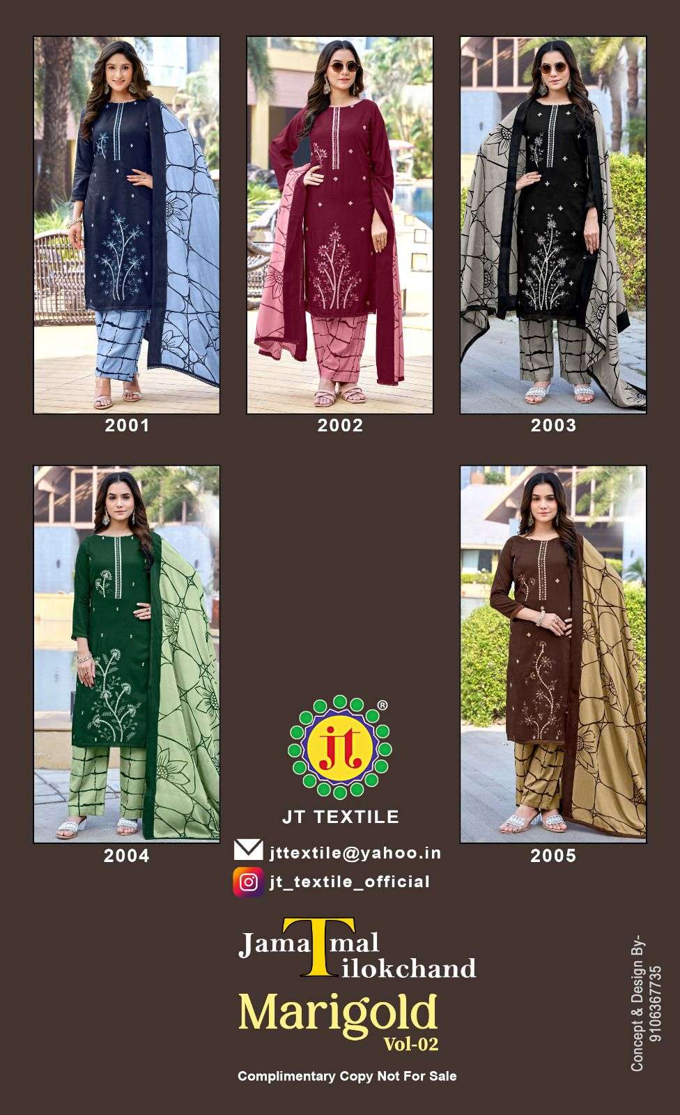 Jt Textile Marigold Vol-02