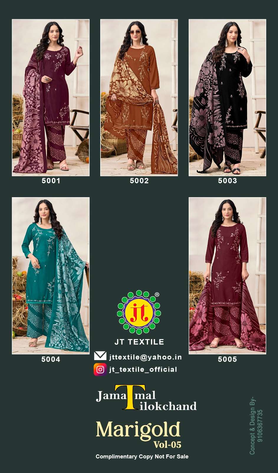 Jt Textile Marigold Vol-05