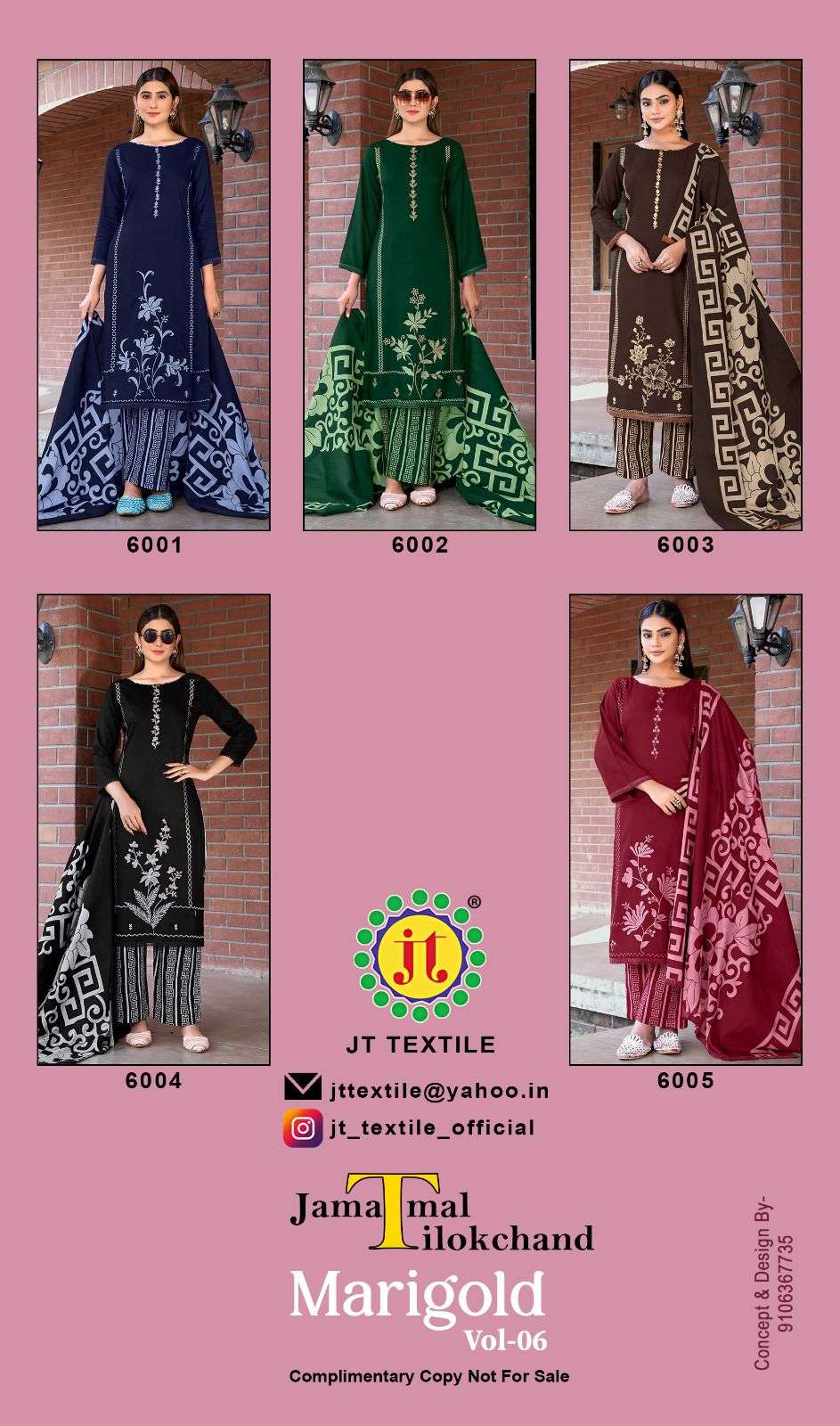 Jt Textile Marigold Vol-06