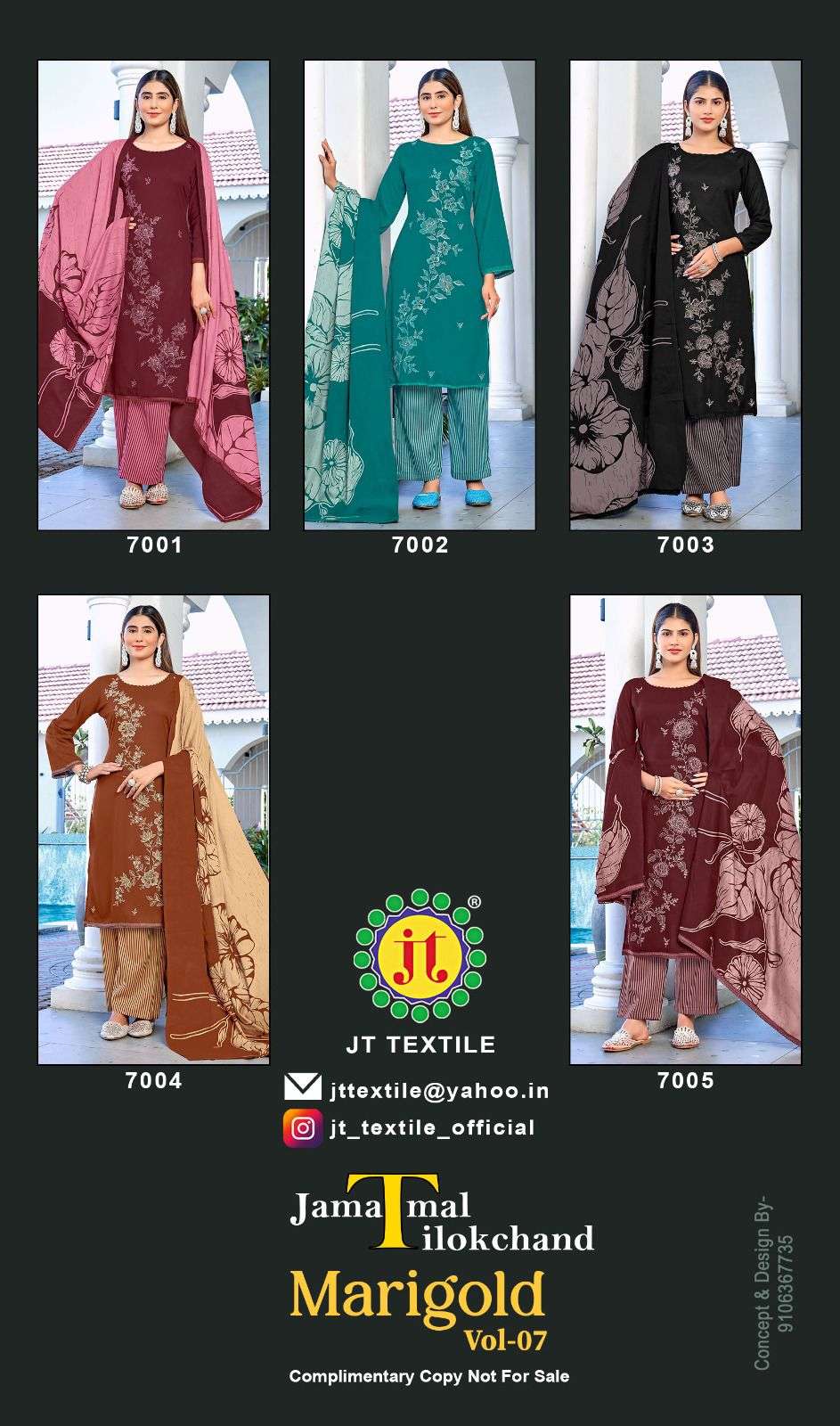 Jt Textile Marigold Vol-07