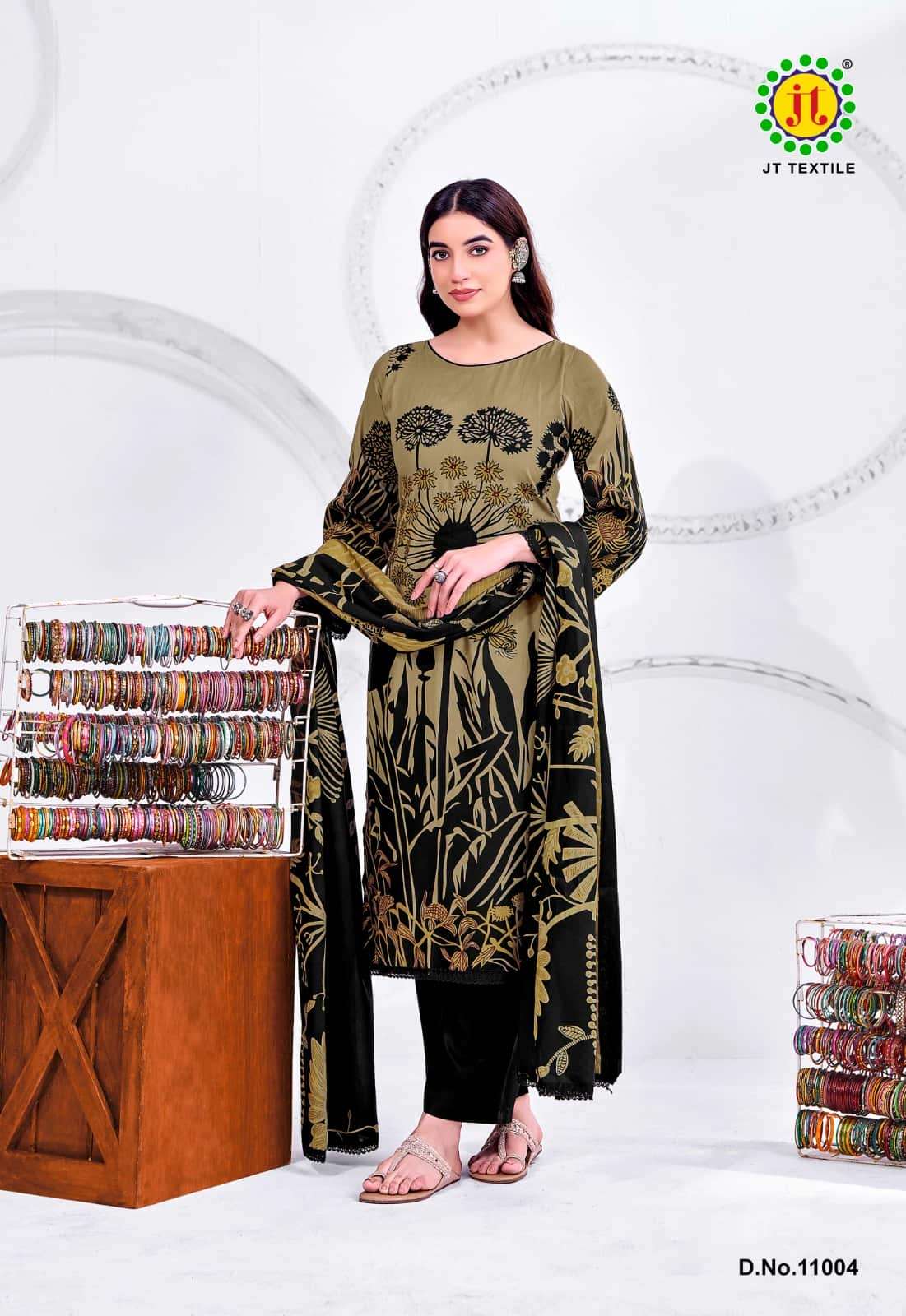 JT Textile Nigaar Vol 11 Rayon Dress Material
