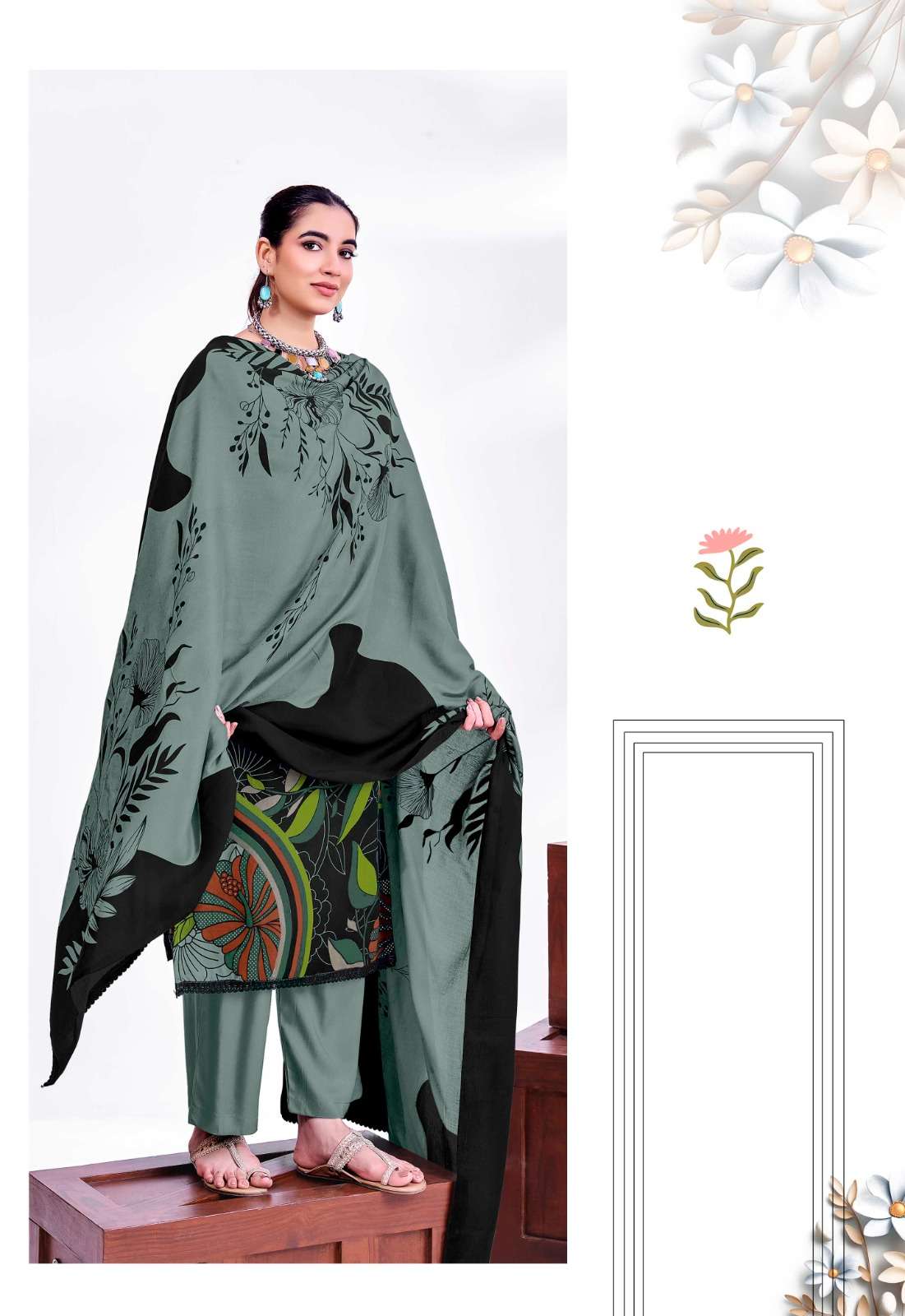 JT Textile Nigaar Vol 12 Rayon Dress Material - Amrah Wholesale