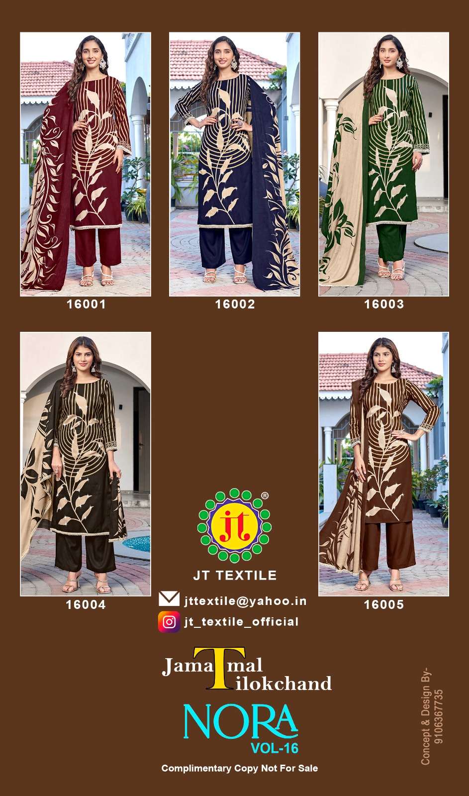 Jt Textile Nora Vol-16