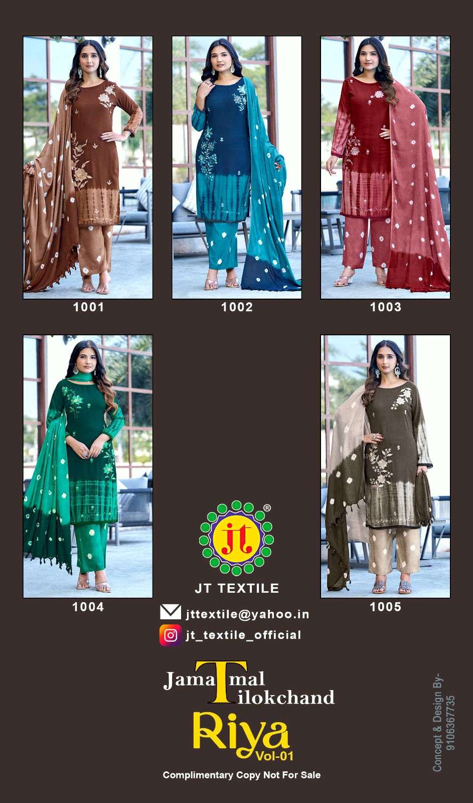 Jt Textile Riya Vol-01