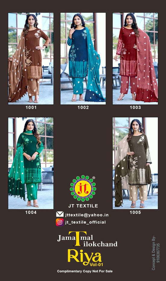Jt Textile Riya Vol-01