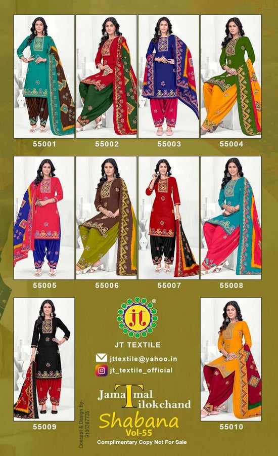Jt Textile Shabana Vol-55
