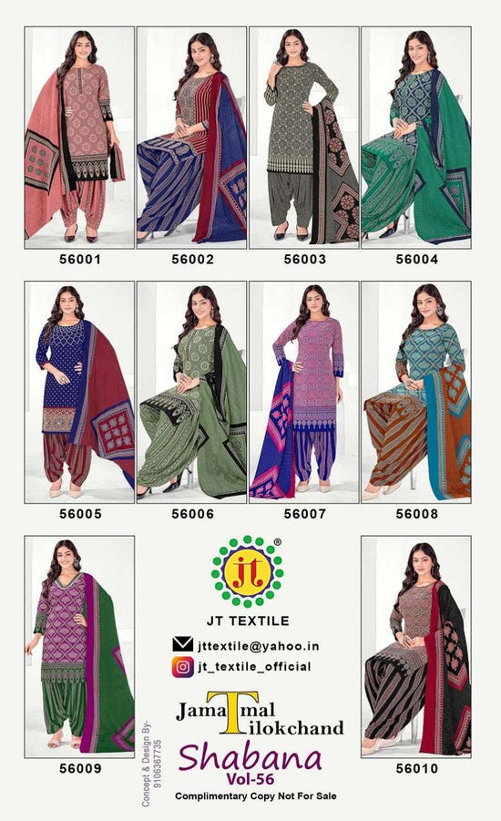 Jt Textile Shabana Vol-56