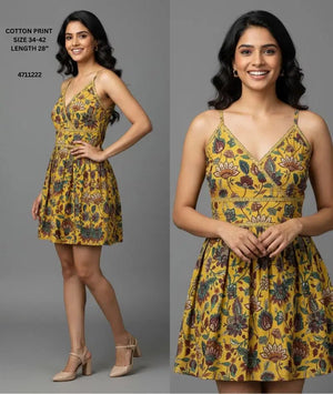 K 425 Yellow Floral Tops Wholesale Catalogue - Amrah Wholesale