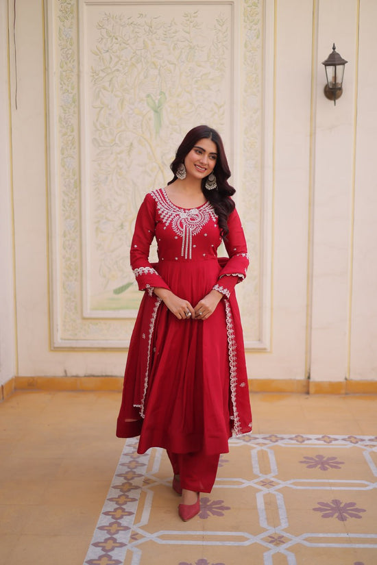 Ka 1246 Mul Chanderi Kurti Set Wholesale Surat