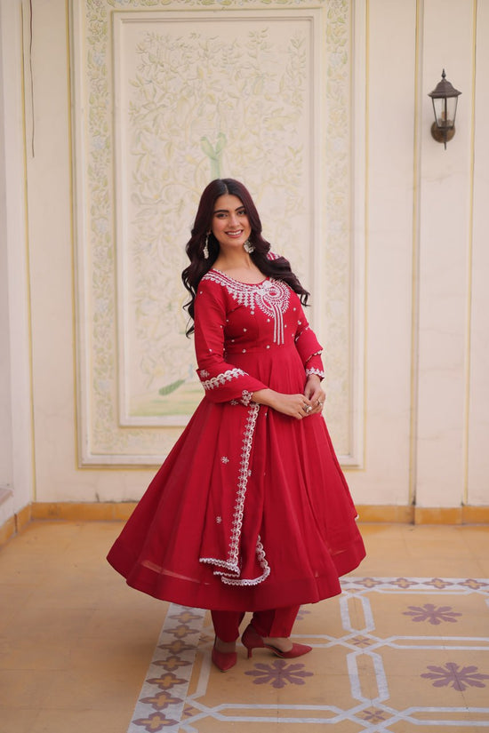 Ka 1246 Mul Chanderi Kurti Set Wholesale Surat