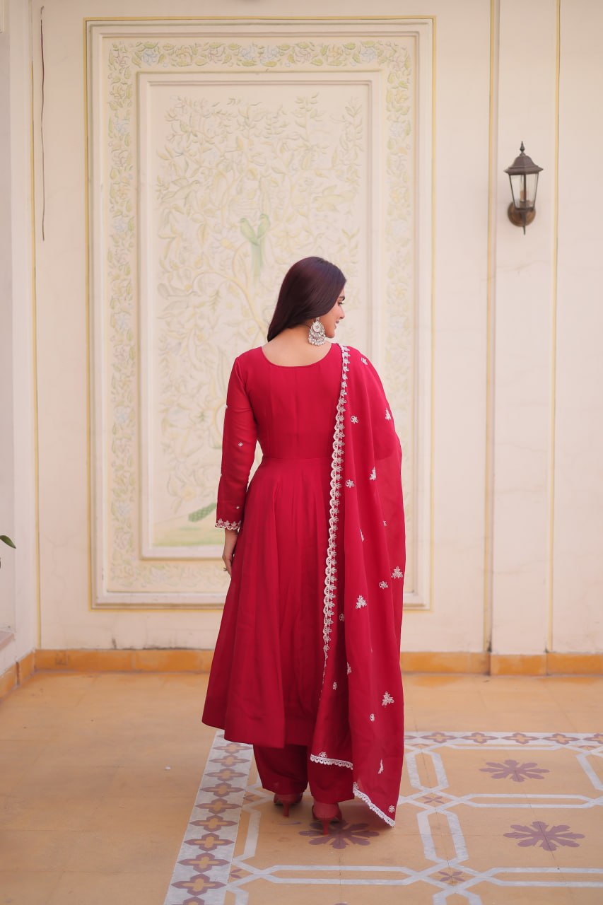 Ka 1246 Mul Chanderi Kurti Set Wholesale Surat