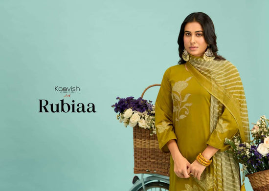 Kaavish Fashion Rubiaa Pure Lawn Cotton Pakistani Suit - Amrah Wholesale