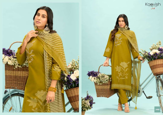 Kaavish Fashion Rubiaa Pure Lawn Cotton Pakistani Suit - Amrah Wholesale