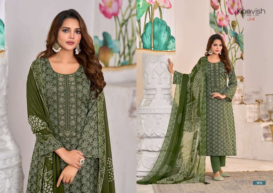 Kaavish Fashion Skyline Pure Jam Silk Dress Material - Amrah Wholesale