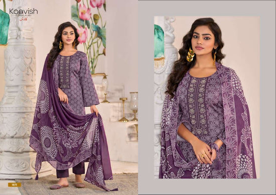 Kaavish Fashion Skyline Pure Jam Silk Dress Material - Amrah Wholesale