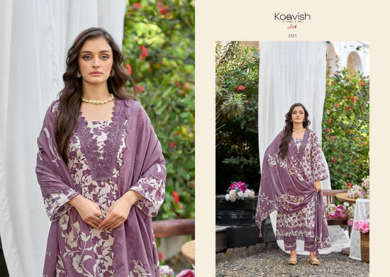 Kaavish Fashion Zulfilen Pure Lawn Cotton Pakistani Suit - Amrah Wholesale