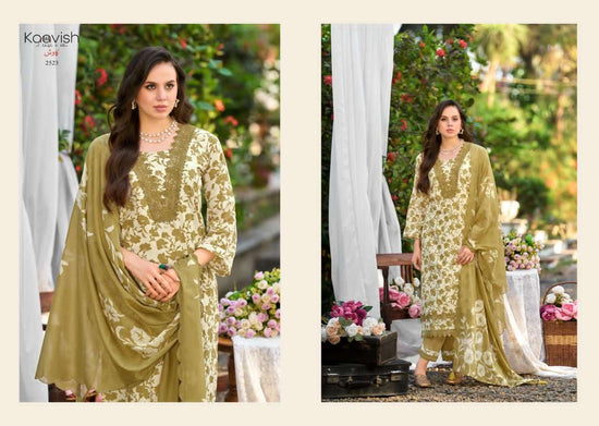 Kaavish Fashion Zulfilen Pure Lawn Cotton Pakistani Suit - Amrah Wholesale